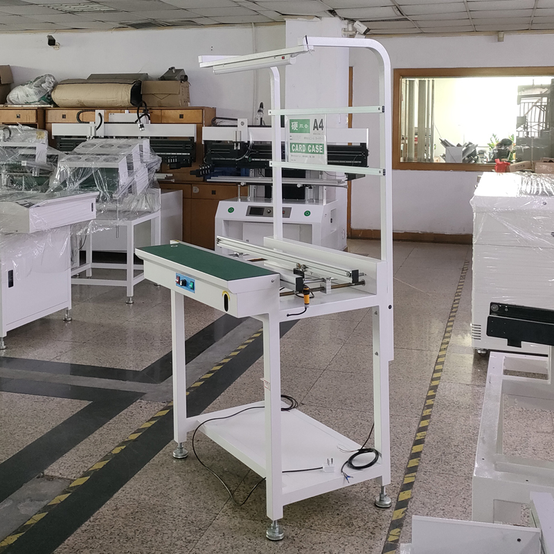 smt设备球盟会接驳台带灯架